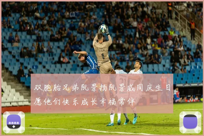 双胞胎兄弟阮景扬阮景威同庆生日愿他们快乐成长幸福常伴